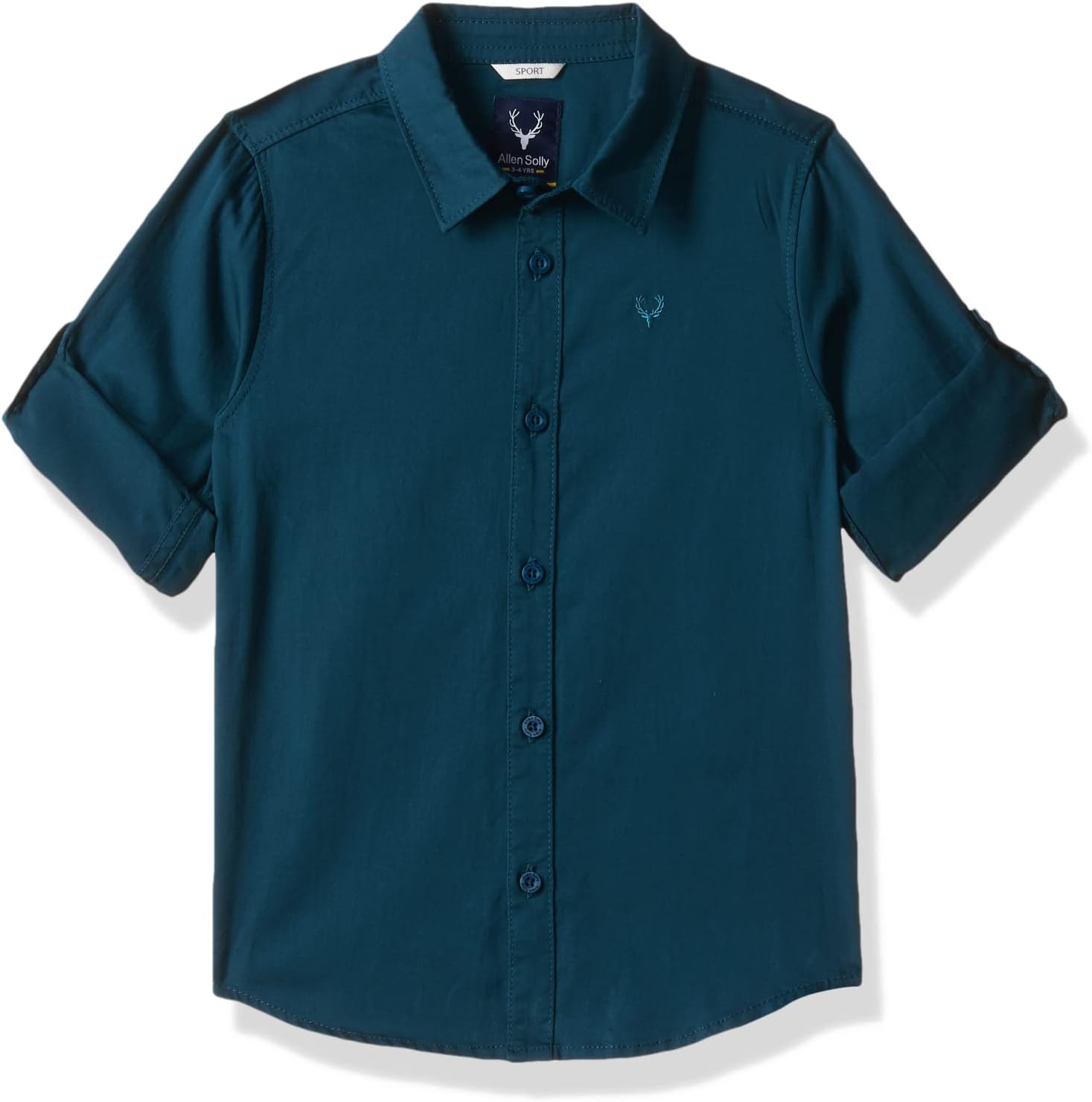 Allen Solly Boy's Solid Regular Fit Shirt
