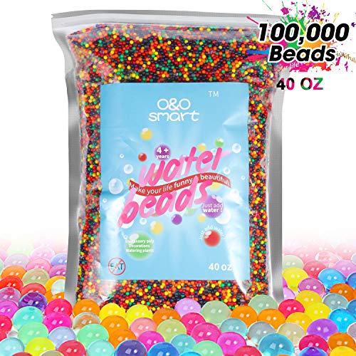 Water Beads 2.5lb (100,000 Beads), Non-Toxic Jelly beads for kids Summer Pool Parties, Sensory Toys, - //coolthings.us