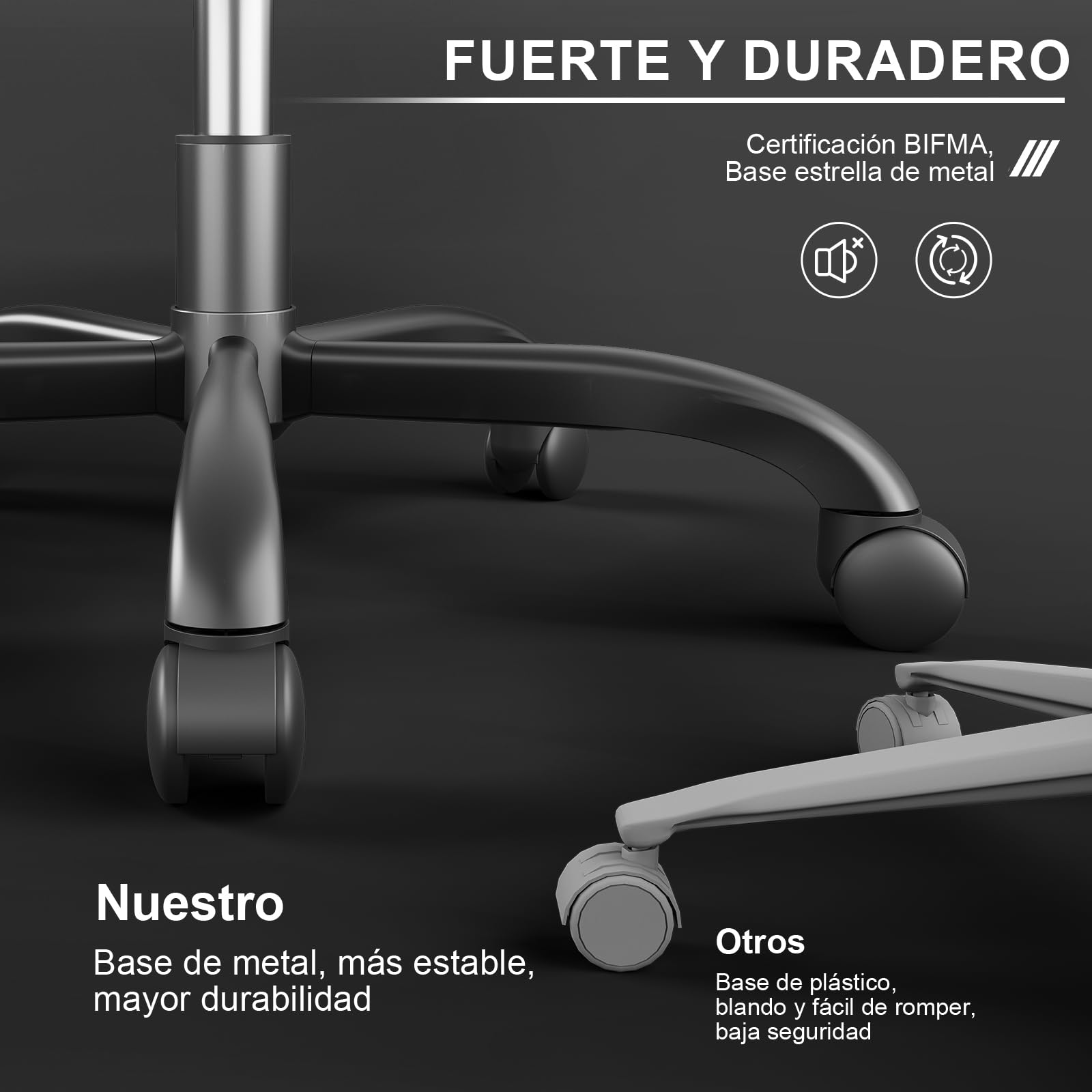 JUMMICO Silla Gaming Ergonómica con Masaje, Silla de Ordenador Reclinable 90-135° con Reposapiés, Silla de Trabajo Resistente 150 kg, Negro