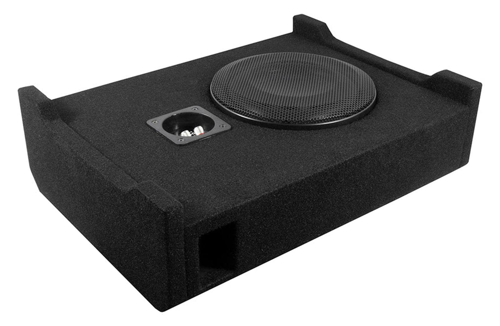Crunch CBP 1000F | Flacher Subwoofer + 4-Kanal-Verstärker + kompletter Kabelsatz