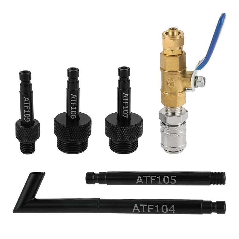 Kit Manual de Abastecimento de Fluido de Transmissão Automática gohantee com Adaptadores – 6 peças