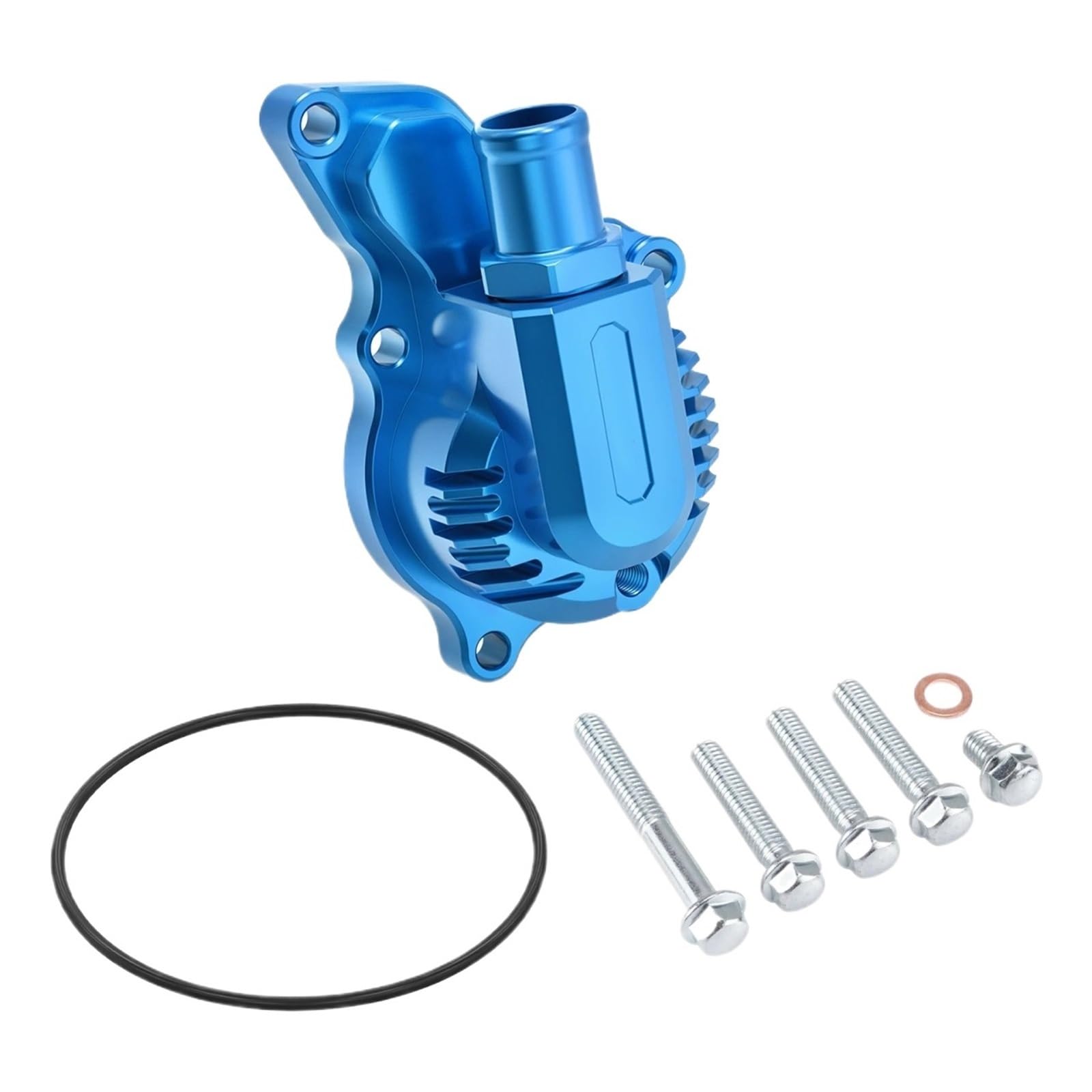 Protector de piñón para Suzuki DRZ400 y tapa de bomba agua azul 8