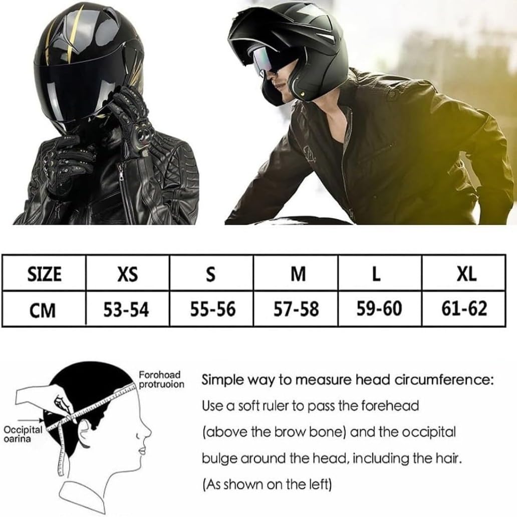 Casco Moto Modular con Bluetooth Integrado, ECE Homologado Casco Integrales Flip Up Moto Jet Scooter, Guantes y Máscara Gratis