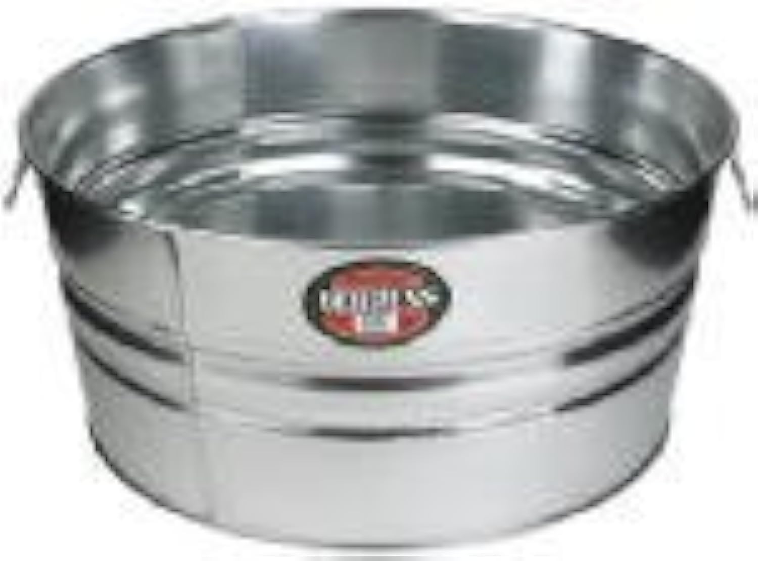 Behrens High Grade Steel 3GS 17 Gal Silver Galvanized Steel Round Tub