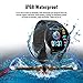 Fitness Tracker TB11,Smart Watch IP68 Waterproof Activity Tracker for Android Phones iPhone Compatible,Fitness Watches for Men Women with Sleep Monitor Heart Rate Blood Pressure Monitor