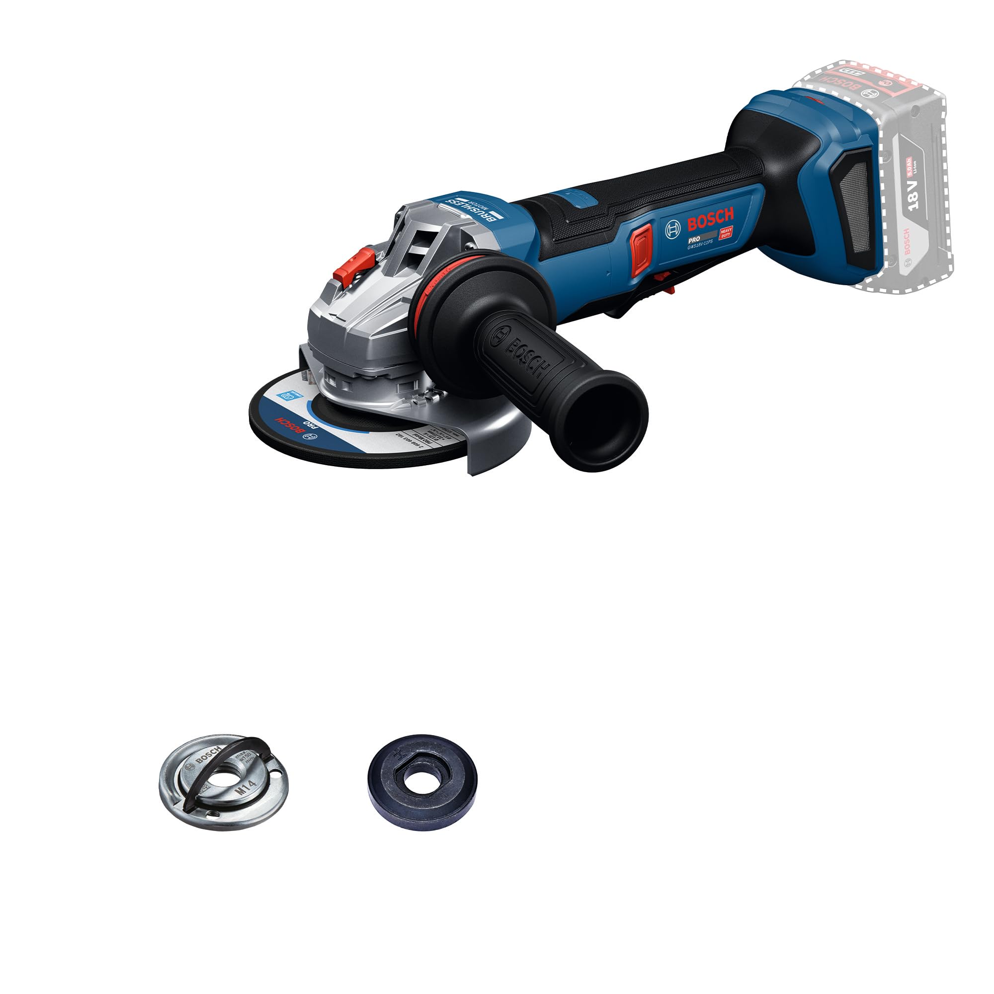Bosch PRO 18V System Cordless Angle Grinder GWS18V-11PS