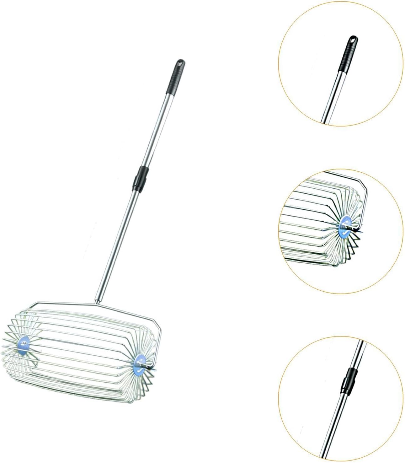 Tennis Ball Collector Pickleball Picker Portable Coaches Accessories Quick Rolling No Bend Court Court Retriever