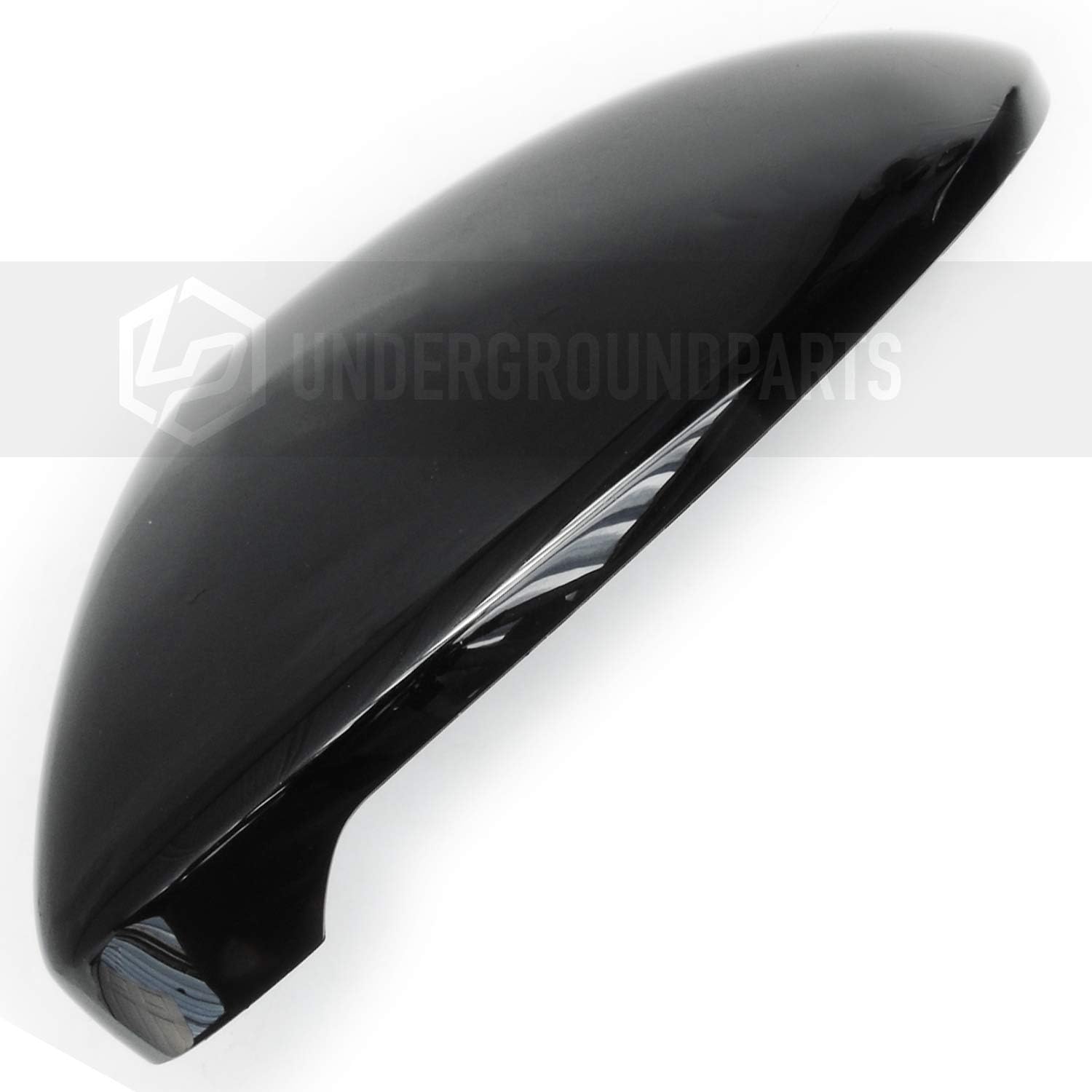 Underground Parts Deep Black Pearl Metallic Painted Door Wing Mirror Cover Cap Left Passenger Side for VW Golf mk7