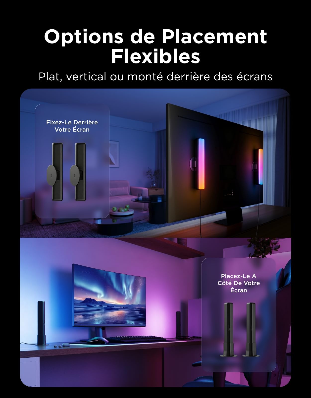 Govee Barre Lumineuse LED Intelligente,Rétroéclairage TV pour Ambiance,Jeux