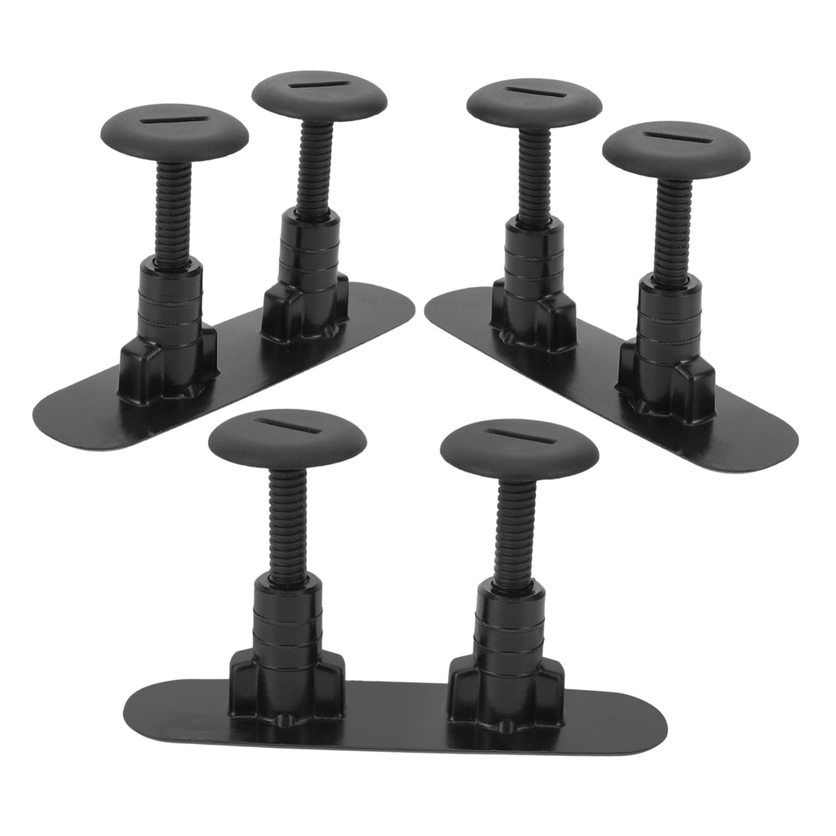 Set di Viti Nere in Mylon per Tavola da Paddle, Accessori per Surf con Chiave in Plastica, Kit Completo per Fissaggio Base e Timone, per Sport Acquatici