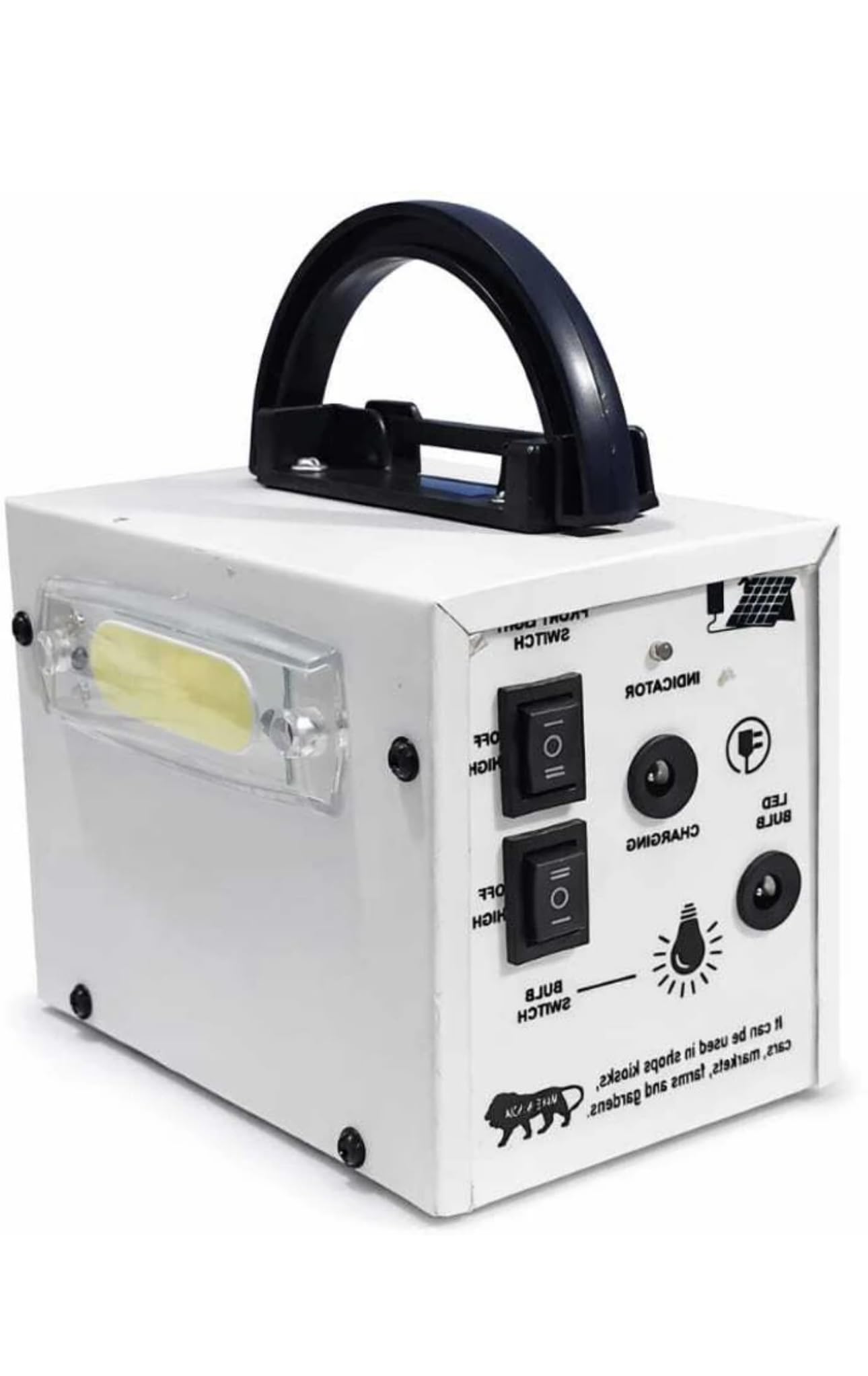 Portable Solar Emergency Power Box | Solar Charging Panel, Built-in COB Bulb, UPS Bulb Pin, Carry Handle, Multi-Use Outdoor-image-31