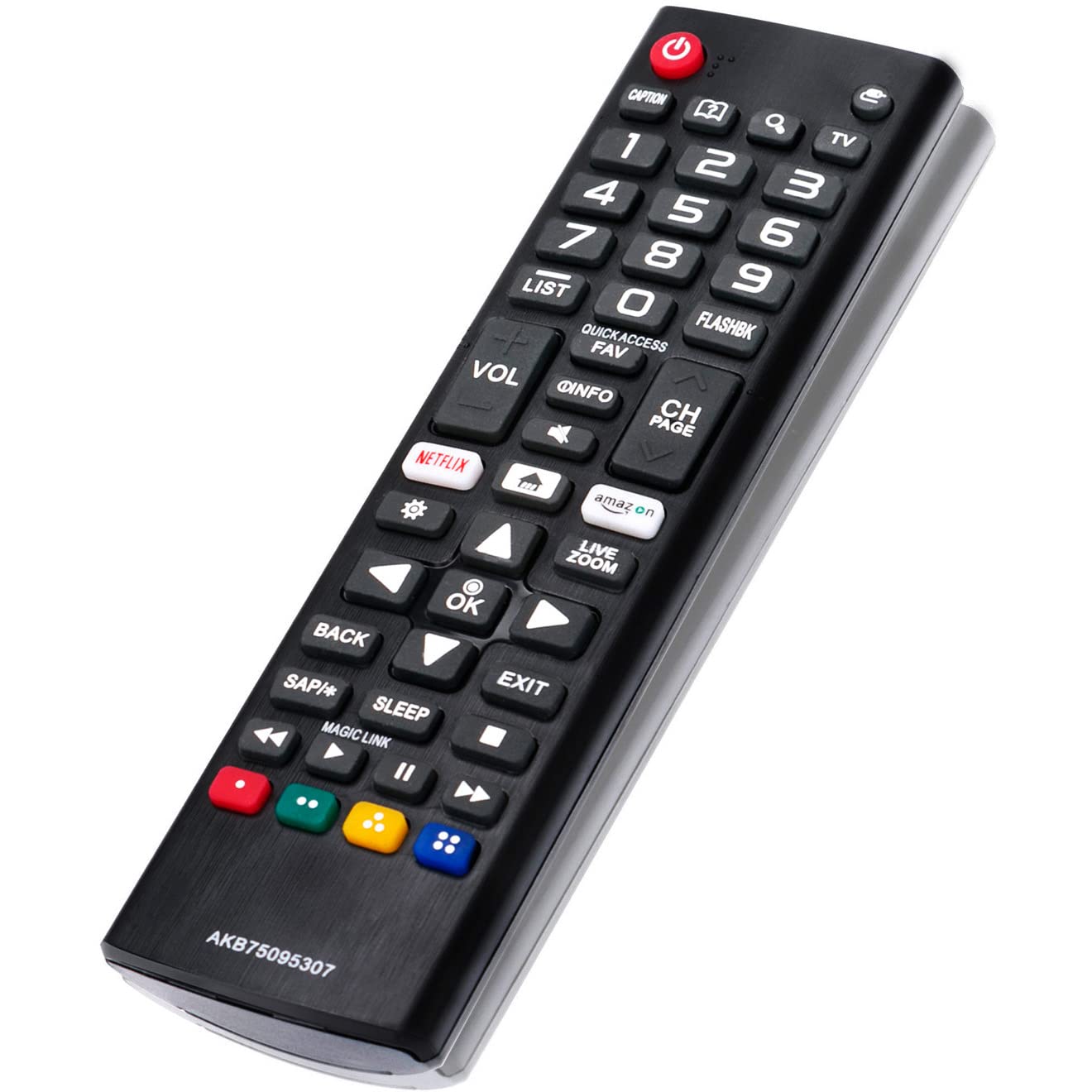 AKB75095308 Telecomando di ricambio per LG Smart TV 49UJ670 49UJ670V 55LJ615V 55LJ625V 55UJ630 55UJ630V 55UJ634V 55UJ651V 55UJ670 55UJ670 0 V, 60 UA. J630V, 60UJ634V, 60UJ651V, 65UJ630V, 65UJ651V