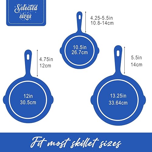 Vista 38 de Joyhalo joyhalo - Juego de 6 fundas para mango de sartén de hierro fundido, resistentes al calor, fundas de mango de sartén de hierro fundido