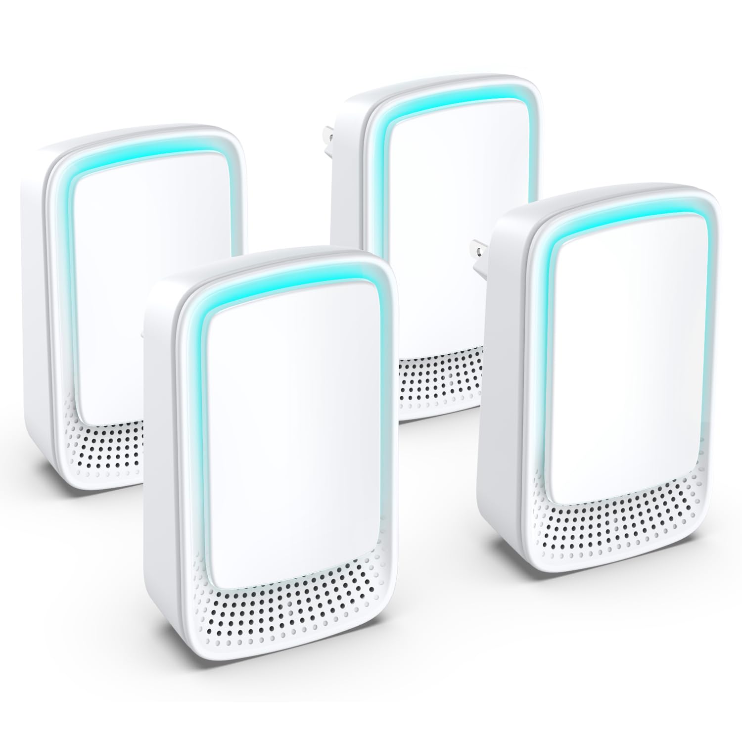 Purificador de aire, Dayear Mini Generador de iones Negativo Plug-in Negative Ion Purificador Ionizador de Aire para Dormitorio/Casa/Salón/Habitación de Animales, Purificar Olores (4 Pcs)