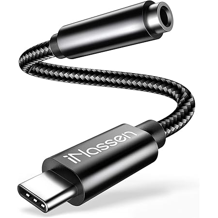 iNassen USB C to 3.5mm Jack Headphone Adapter Type C to 3.5mm Aux Adapter Stereo Audio Cable Compatible with Huawei Mate 20 30 Pro P30/P40 Pro,ipad Pro 2018,Google Pixel 3/4XL,Samsung S20 S20+ NOTE10