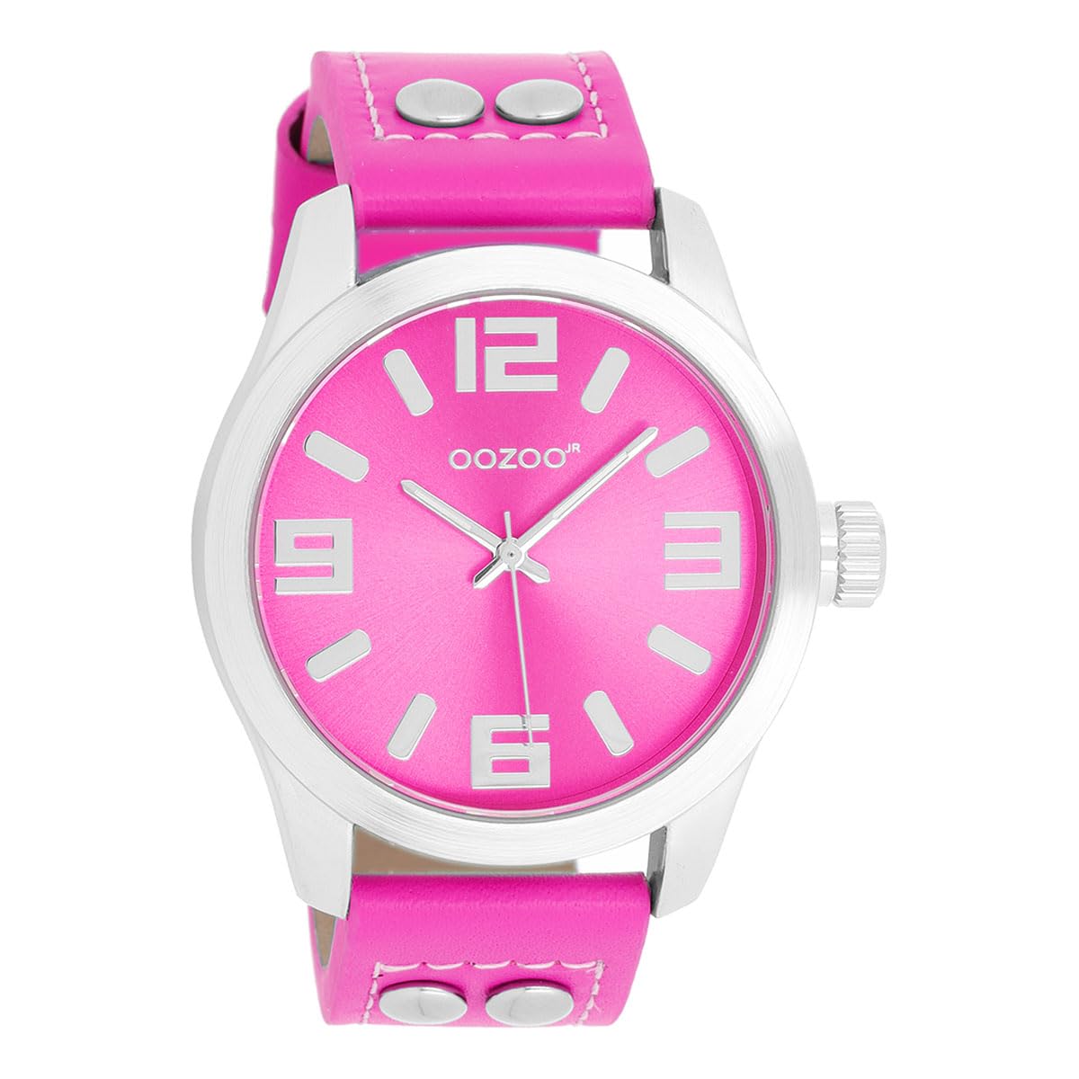 Oozoo Armbanduhr Junior Basic Neon Line mit Lederband 40 MM in verschiedenen Varianten