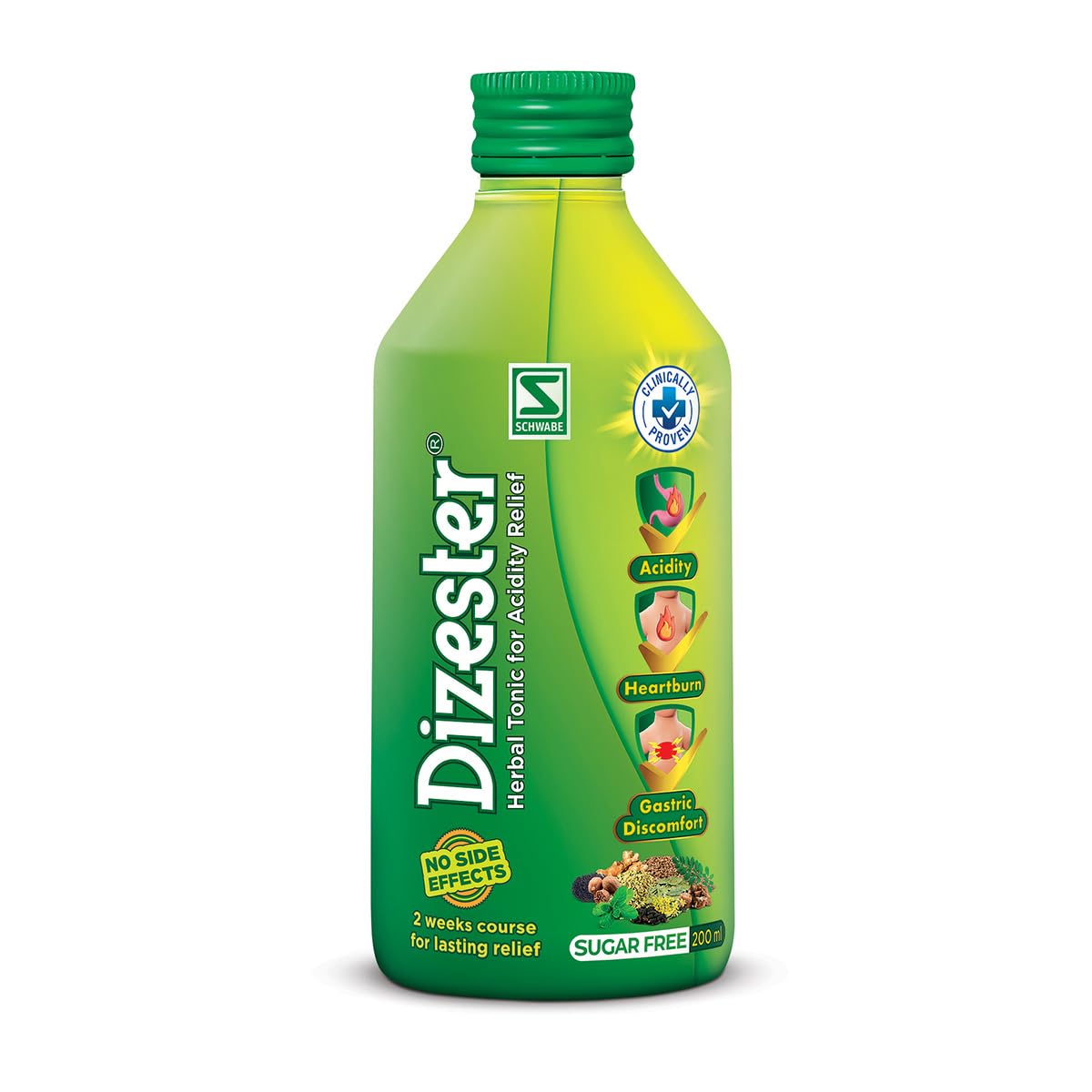 India Dizester Herbal Syrup - 200ml (Sugar Free Digestive Tonic)