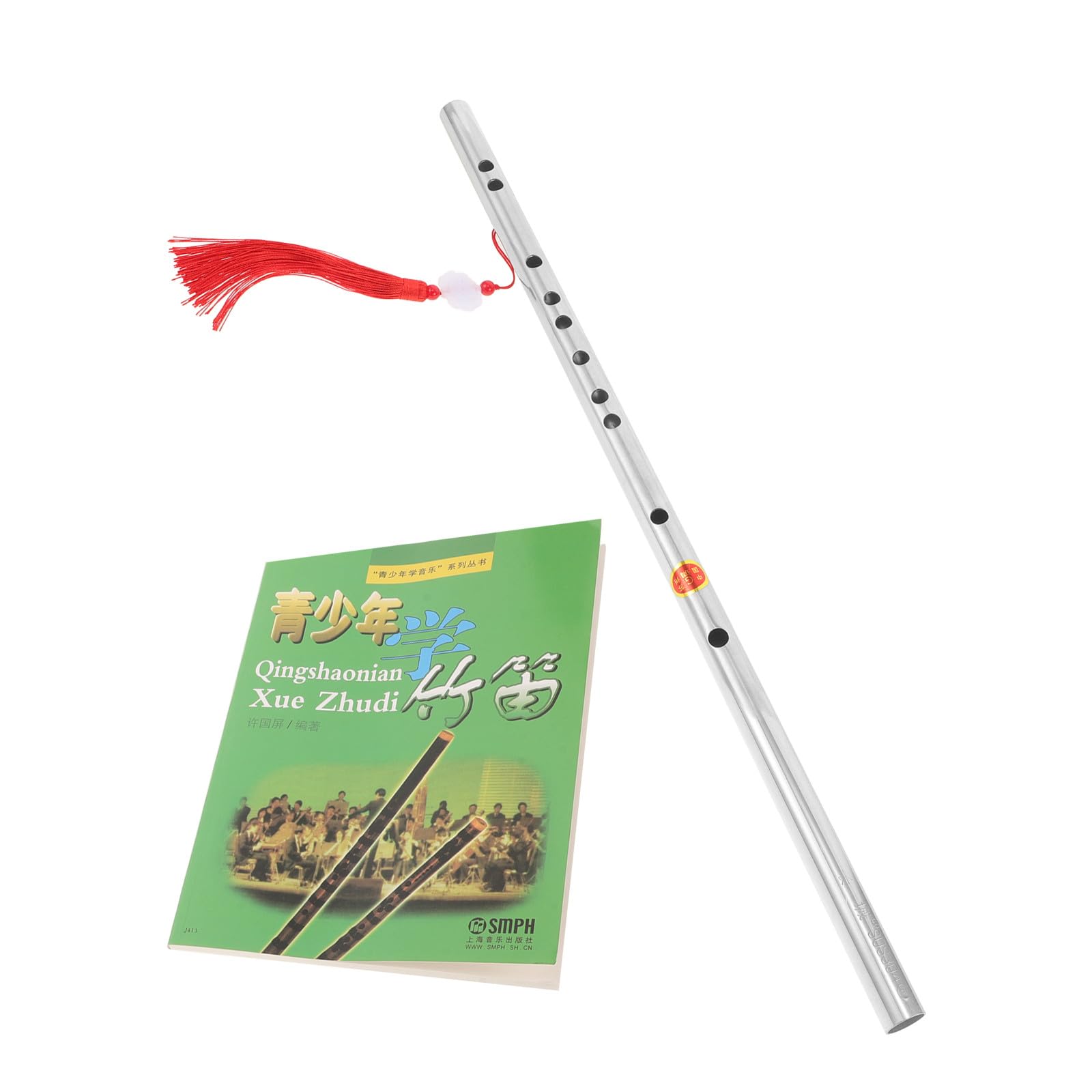 Traditionelle Chinesische Dizi Flöte in G-dur aus Edelstahl Leichtes Blasinstrument für Anfänger mit Authentischem Klang und Vielseitigem Einsatz