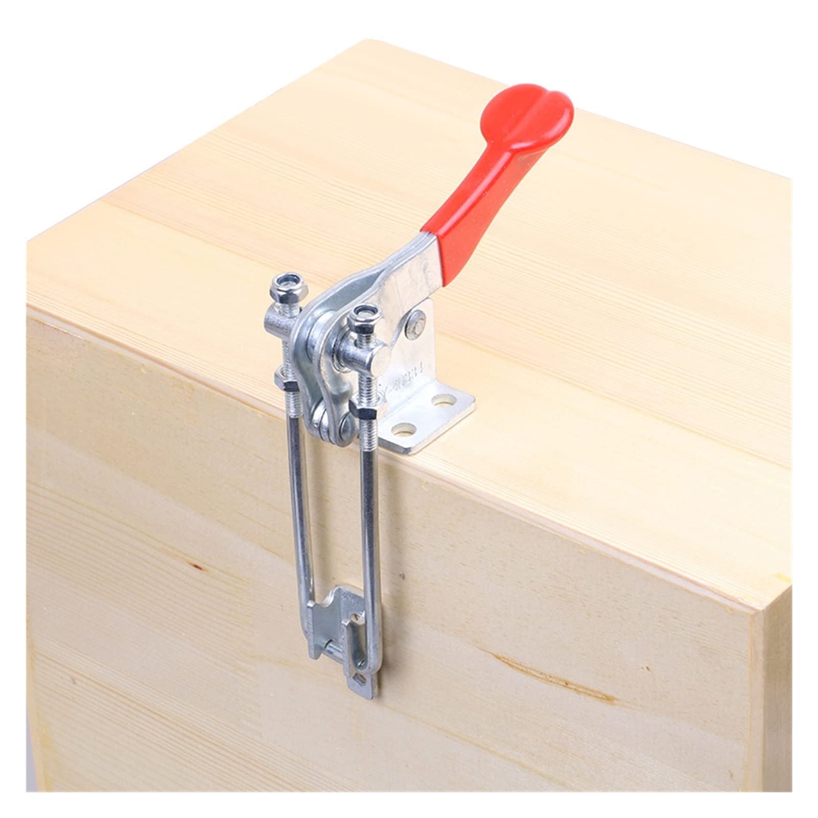 yaoqijie - 1 pieza de hierro galvanizado, cierre de palanca ajustable, clip rápido, caja de herramientas para el hogar, caja de accesorios, cierre de palanca de metal duradero (color: 100)
