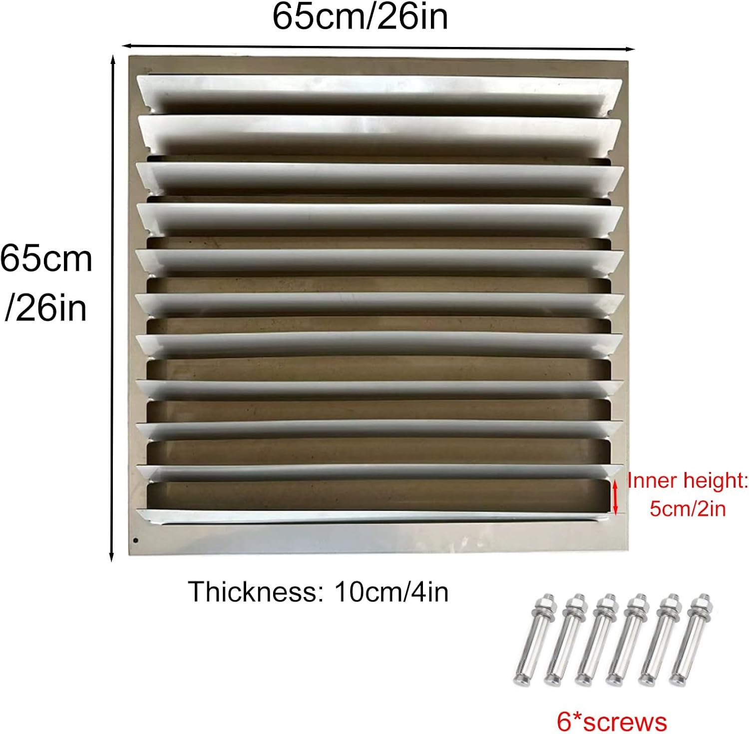 Stainless Steel Air Conditioner Cover Wind Deflector - Outdoor Unit Ventilation Shield, Anti-Direct Blowing, Durable Home Use (/)