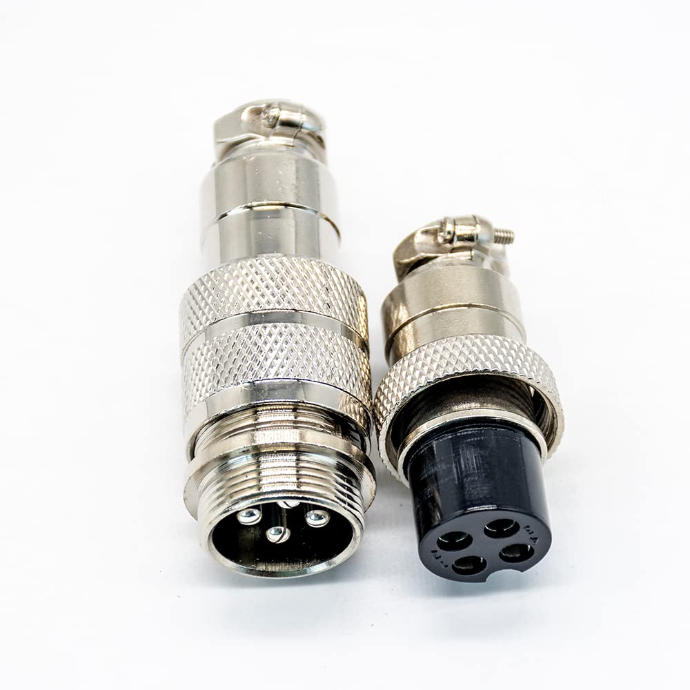 Elecbee GX20 4 polig Luftfahrt Verbindungskabel GX20 Stecker Buchse gerade, GX20 4 Pin Aviation Connector Kabel wasserdicht