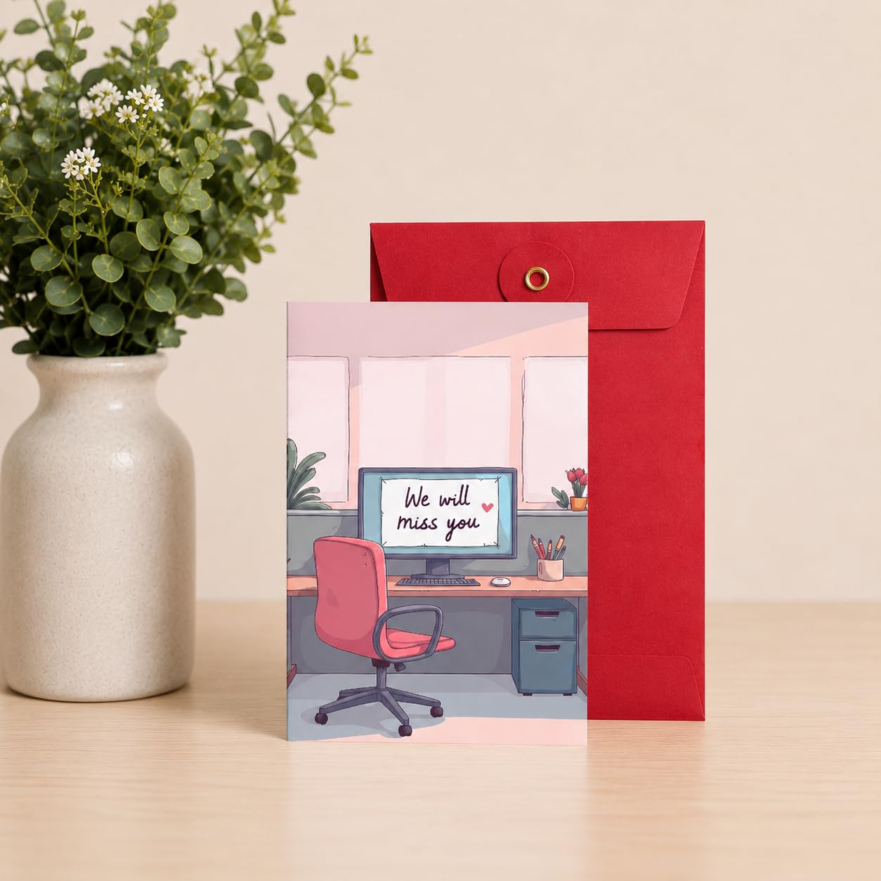 Northland We will Miss You Greeting Card for Farewell for Colleagues, Co-Workers, Corporate Employees, Office, Boss, School, Friends, College, Teacher, Mam, Seniors, Men, Women, Farewell Gift-image-37