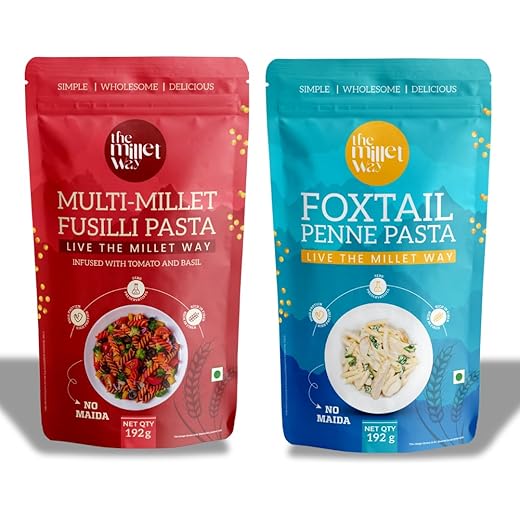 Millet Way Pasta Combo - High Protein & Fibre - 192g