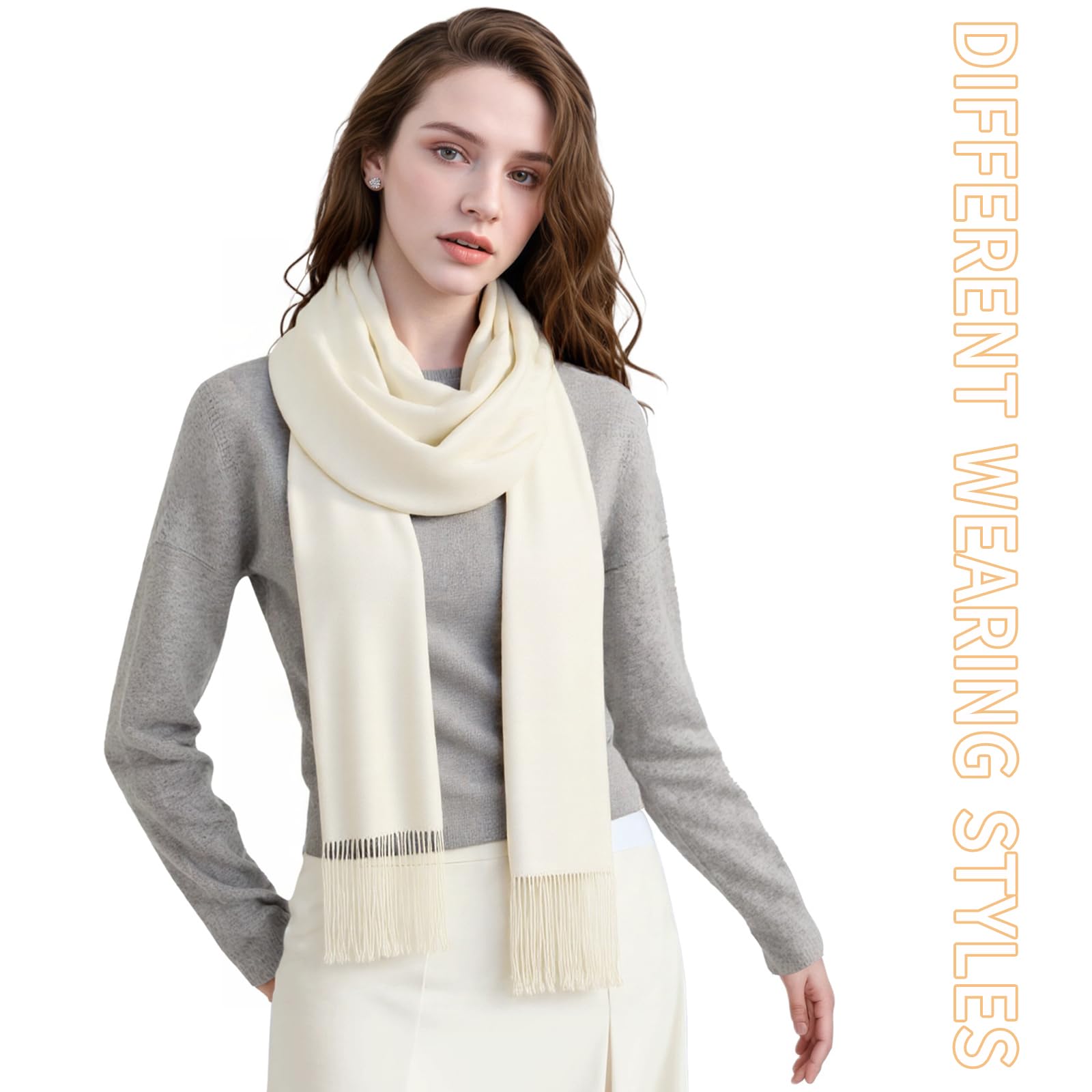 Pashmina Schal Damen Festliche Stola für Abendkleid Tücher Schultertuch Geschenk für Winter Hochzeit Herbst Braut Party