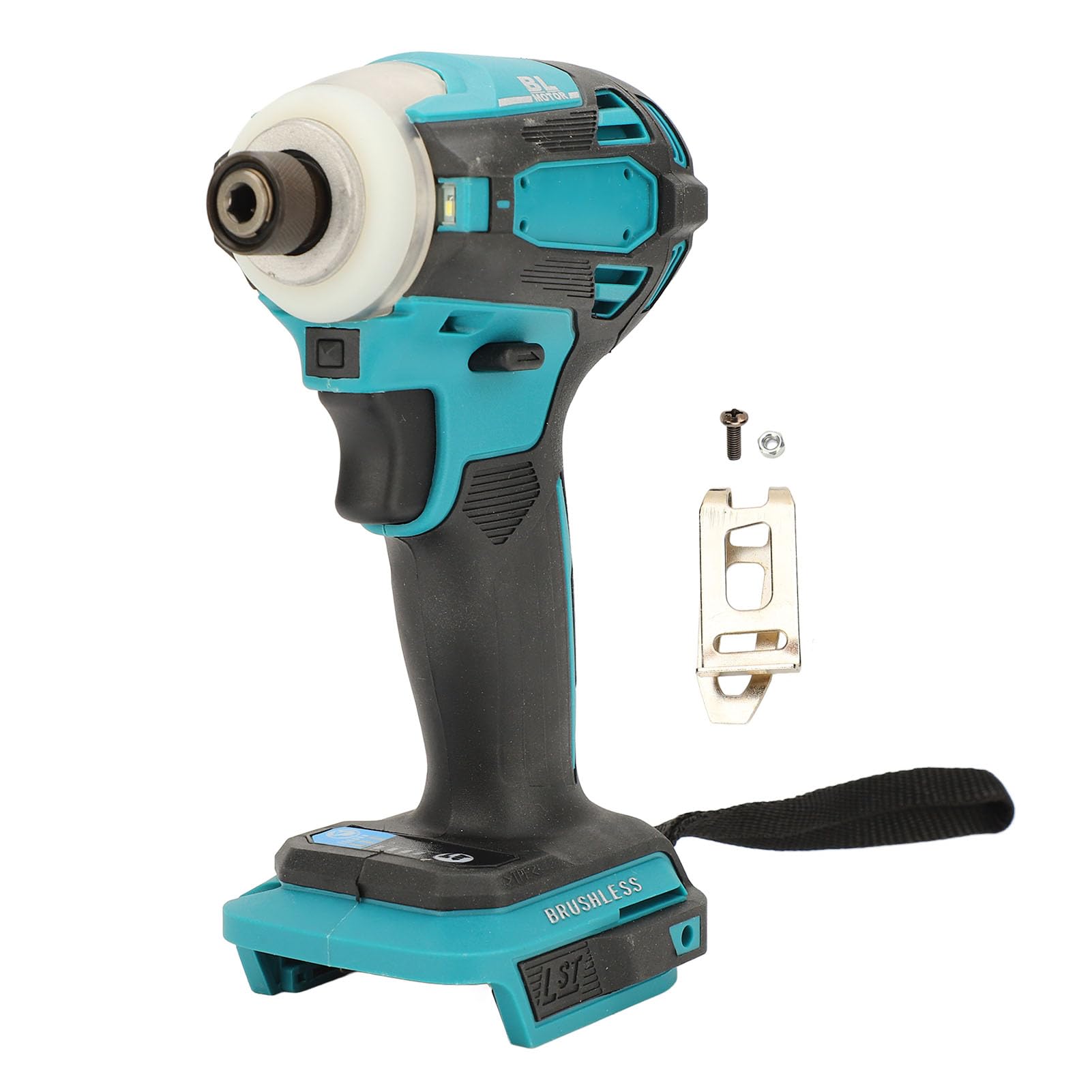 Lybunair Cordless Impact Driver, 180NM Rechargeable Brushless Motor Screwdriver for Construction, Shelves, and Woodworking