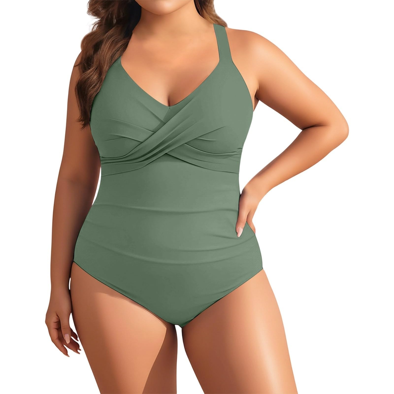 Bañador de Estilo Retro para Tallas Grandes con faldilla incluida y Sujetador de Tirantes Ajustables lucir Elegante y Cubierta