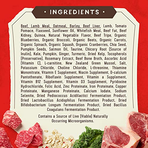 Stella & Chewy's SuperBlends Raw Blend Wholesome Grains Grass-Fed Beef, Beef Liver & Lamb Recipe with Superfoods, 3.25 lb. Bag - image 8