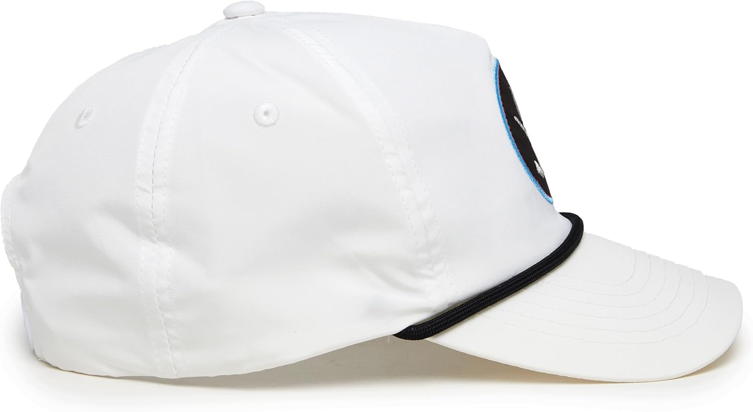 Funky Junque Performance Golf Rope Hat for Men Mid-Crown Trucker Snapback Cap Vintage Caps for Golf and Everyday Style - Image 8