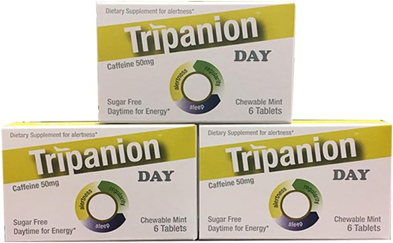 Tripanion Day, Caffeine 50mg, 3-in-1