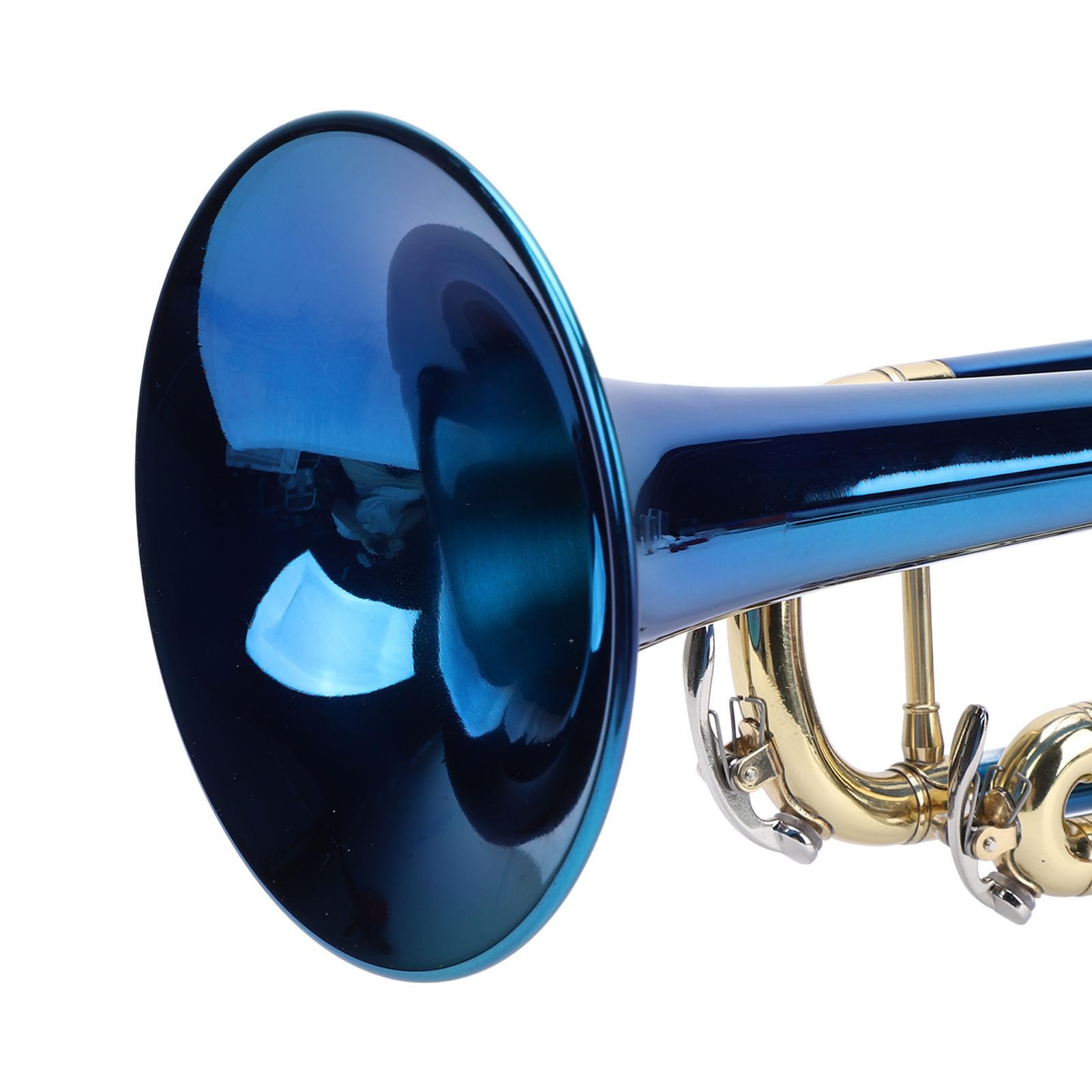 Tromba in Sib, Tromba Dalle Prestazioni Professionali con Bocchino Originale, Doppie Valvole Impermeabili, Comodi Pulsanti per le Dita, per Studenti e Musicisti Adulti