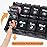 HRX Package Weekly Pill Organizer 2 Times a Day, Easy Fill & Open AM/PM Medicine Box 7 Day Vitamin Cases Day and Night
