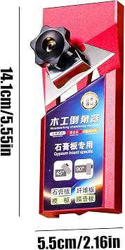 Plaster Cutter | Aluminium Alloy V Cutter for Gyproc | Precision Cutting Tool 45 Degree for Woodworking, Piping, Plumbing and Precision Engineering
