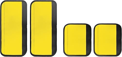 Miniatura 7 de Cubiertas amarillas para manija de puerta para refrigerador y microondas, 4 unidades, protector para tus electrodomésticos de cocina, manijas de