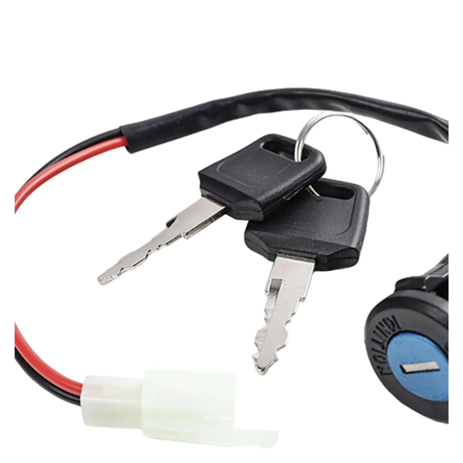 Bloqueo De Encendido Interruptor De Encendido Genérico con Llaves 2 Cables Pines Universal para Motocicleta Interruptor