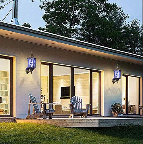 Lanterne solaire durable lumières extérieures à bandes rotatives rétro 45cm - 7