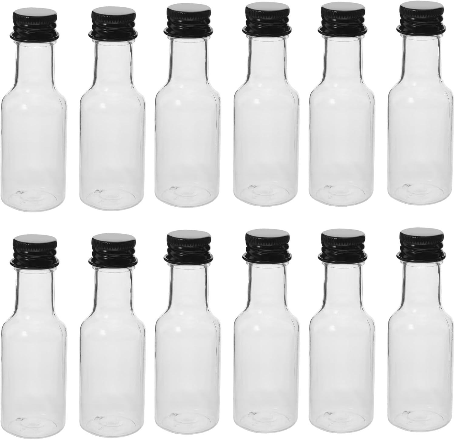 24pcs Mini Liquor Bottles 25ml Aluminum Caps for Wine Making Party Favors Shampoo Bottles