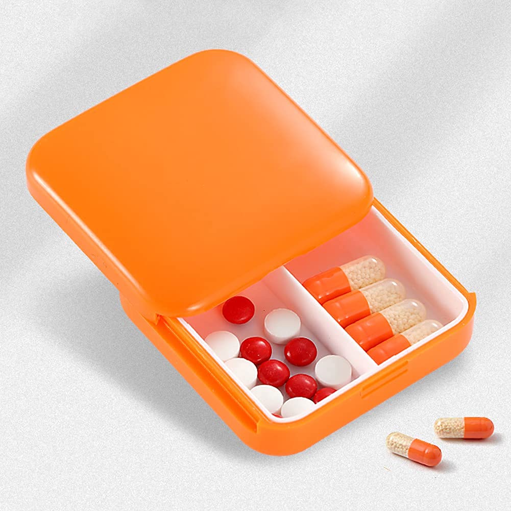 Pilulier Pilulier Organisateur De Vitamines Pilulier Hebdomadaire Pilulier 7 Jours 4 Fois par Jour Distributeur De Stockage Support Pilulier Médical Sulies Bleu, Taille Unique