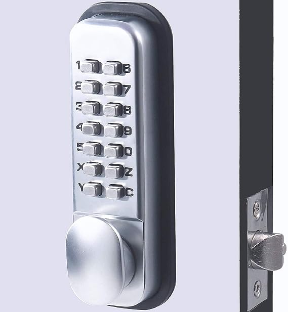 MUTEX MX920 Double Keypad Mechanical 14 Key Combination Lock, Keyless Entry Security for Home Gates, Fences, Windows, Hotel Airbnb
