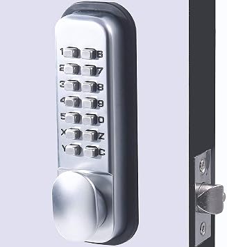 MUTEX MX920 Double Keypad Mechanical 14 Key Combination Lock, Keyless Entry Security for Home Gates, Fences, Windows, Hotel Airbnb