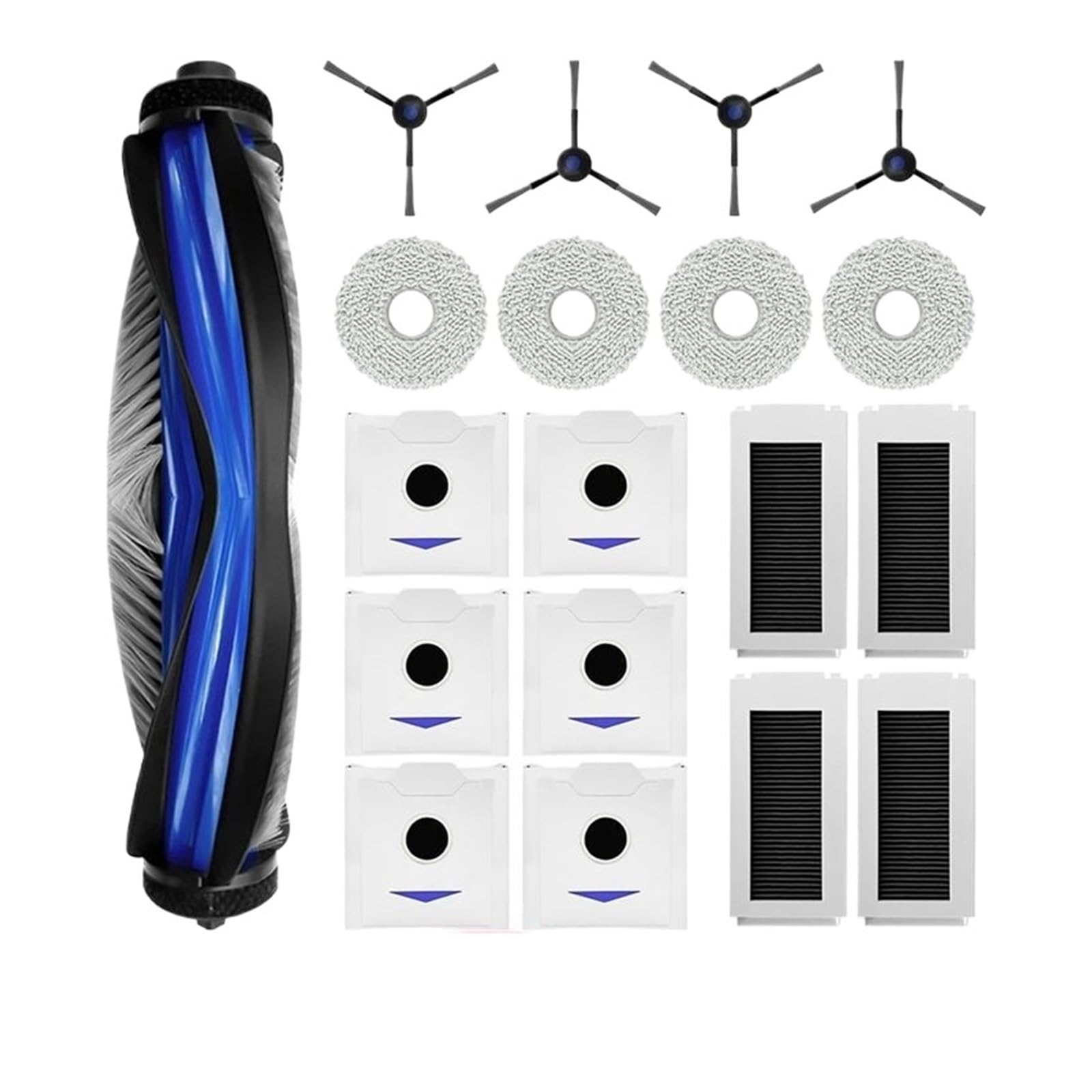 Compatibile Con Ecovacs, Aspirapolvere Robot N30 Pro, Filtri Con Spazzola Laterale Principale, Sacchetti For La Polvere In Tessuto