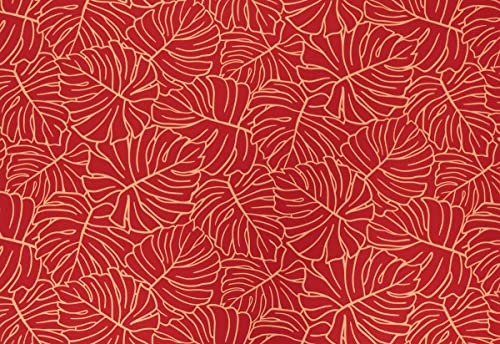 Aloha Nui Rust Barkcloth
