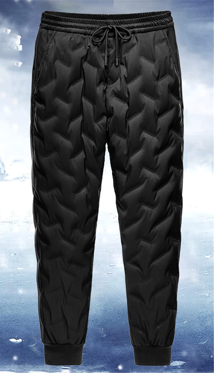 Anatra Bianca Maschio Pantaloni Sottili Dritto Neve Pantaloni Caldi Giù Imbottiti Pantaloni