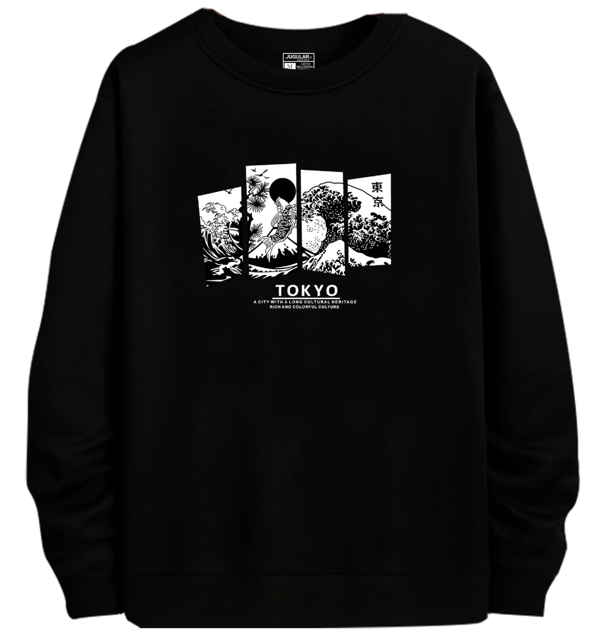 jugular Men's Cotton Regular Fit Round Neck Full Sleeve Printed Tshirt-picture-36