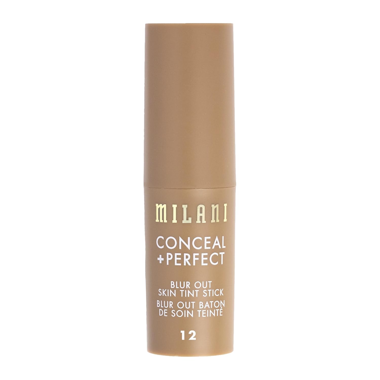 Milani Conceal + Perfect - Skin Tint Stick, Blur Out Tinted Moisturizer Makeup, Shade 12 (Pack of 2)