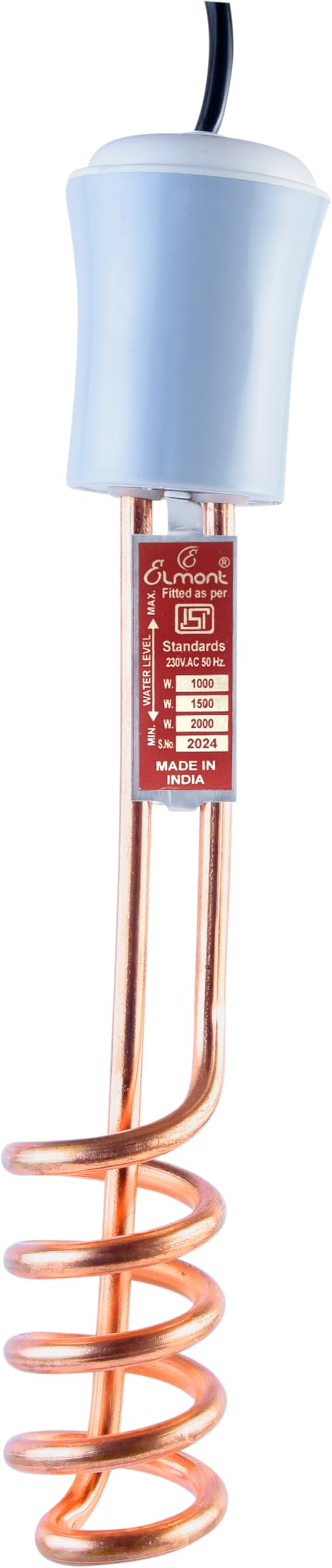 ELMONT Water Heater Rod 1500W Immersion Rod Waterproof Shockproof Heater For Home Use Metal Body, With 1 Year Warranty, 1500 Watts (Color May Very) (B0DCGF3DDT) Amazon Price History, Amazon Price Tracker
