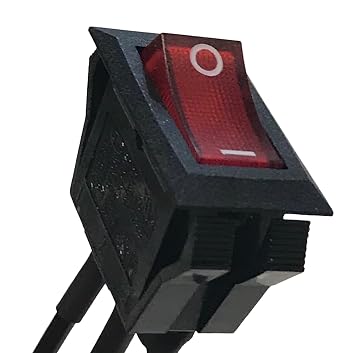 On Off Lighted Power Switch 15A Replaement for ORB700 ORB600 ORB550 53156-01 Commercial Orbiter Floor Machine